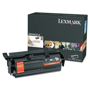 Lexmark™ X654x21a Extra High-yield Toner, 36,000 Page-yield, Black freeshipping - TVN Wholesale